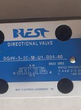 原装BEST电磁阀BDG4V-3-2A-M-U-D24V BDG4V-3-2C/6C-M-U1-D24-60