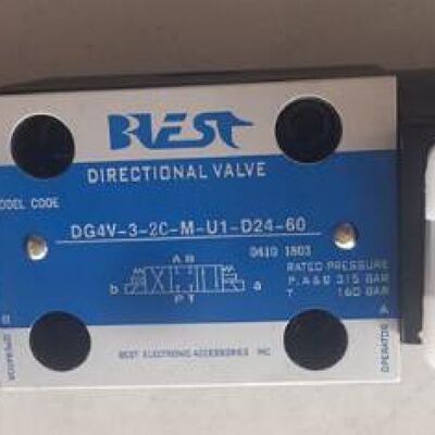原装BEST电磁阀BDG4V-3-2B-M-U-D24-10 BDG4V-3-0B-M-U-DC24-10—