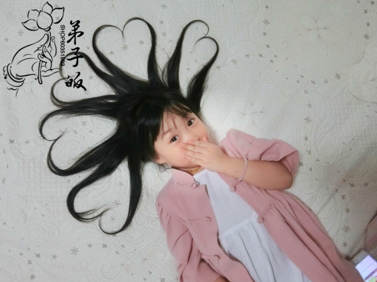 弟子皈儿童中式国学传统服唐装女童宝宝棉麻两件套汉服家居服禅服