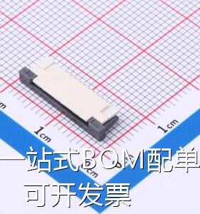 AFA07-S11ECA-00 FFC/FPC连接器 FPC 1.0MM 11P 拉抽式 H2.5mm 上
