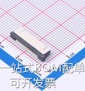 AFA07-S11FCA-00 FFC/FPC连接器 FPC 1.0MM 11P 拉抽式 H2.5mm 下