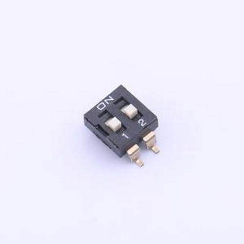KH-10027B-SMT2.54-2P 拨码开关 KH-10027B-SMT2.54-2P SMD-4P,6x