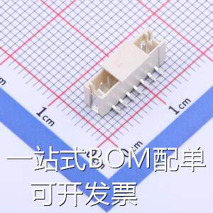 ZH1500-LT-07 线对板/线对线连接器 1.5mm 1x7P 立贴 存储器 原装