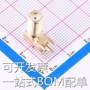 SMA-KWE-324-H13X17-LW RF射频同轴连接器 SMA 弯头 全螺内孔 带