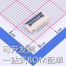 AFA01-S05FCA-00 FFC/FPC连接器 1mm P数:5 翻盖式 下接 现货