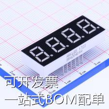SR420401N LED数码管 0.4 英寸四位数码管 共阴 红色 RED 现货