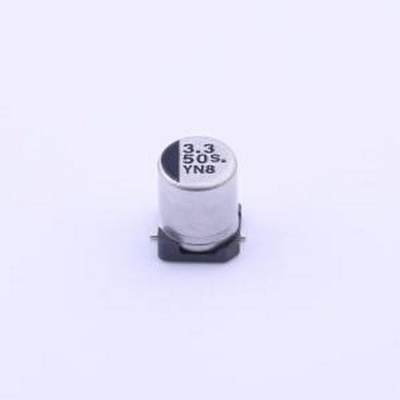 EEE1HA3R3AR 贴片型铝电解电容 3.3uF ±20% 50V SMD,D4xL5.4mm原