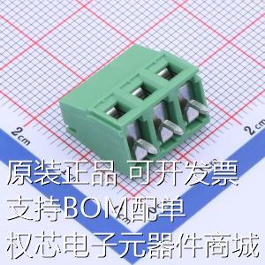 MC-TD5.08H03C-0001螺钉式接线端子 5.08mm 1x3P排数:1每排P数