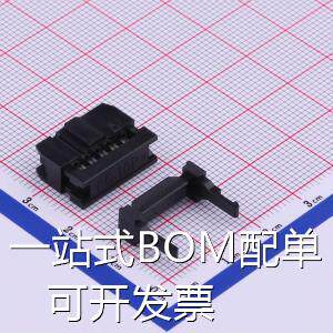 I254-2*5-G-3-B IDC连接器(牛角/简牛) 每排P数:5 2x5P 排数:2 2.