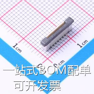 0.5K-A-14PB FFC/FPC连接器 0.5mm P数:14P 抽屉式 单侧触点/垂直
