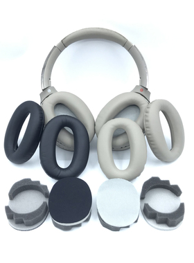 适用索尼/SONY耳机套 MDR-1000X WH-1000XM2 海绵套 耳罩皮套耳棉