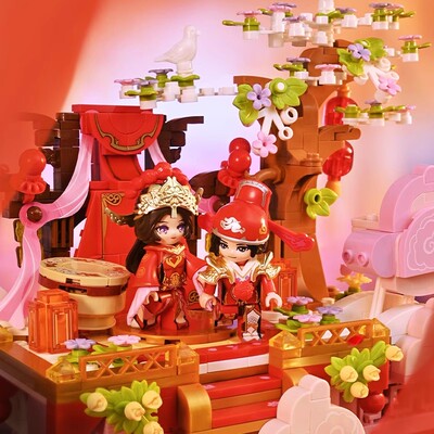 keeppley王者场景K21105一生所爱积木K21106纯白花嫁玩具生日礼物