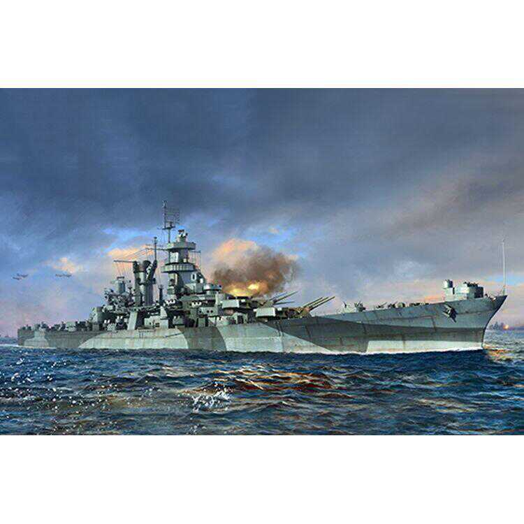 包邮小号手06738拼装模型1/700美国"阿拉斯加"号大型巡洋舰cb-1