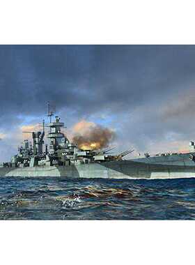 包邮小号手06738拼装模型1/700美国”阿拉斯加”号大型巡洋舰CB-1