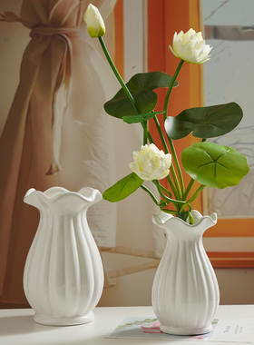 中式仿真荷花假花装饰绢花莲花佛堂佛前供花家居桌面装饰摆件