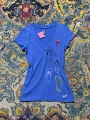 Blue Glitter Slipper Rabbit Short Sleeve