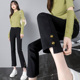 女八分裤 高腰烟管裤 万能百搭小黑裤 薄款 小个子开衩九分 女2026新款