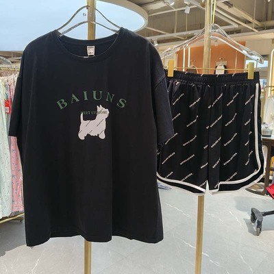 佰伦熊睡衣女2025夏季款短袖短裤