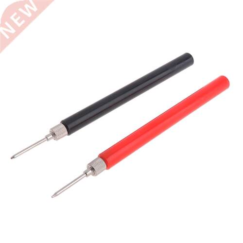 2PCS 128mm Spring Test Proe Tips Insulated Test Hook Wire C