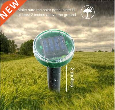 Hot Outdoor Garden Mole Repellent Solar ltrasound Mole Snake