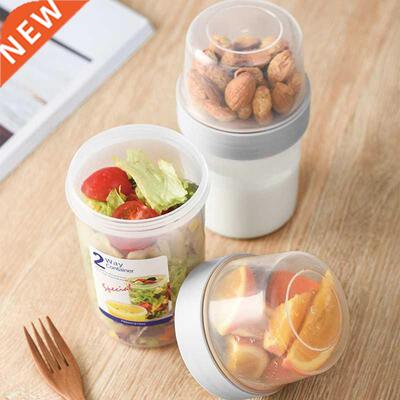 Breakfast On The Go Cups Cereal And Milk Container Airtight