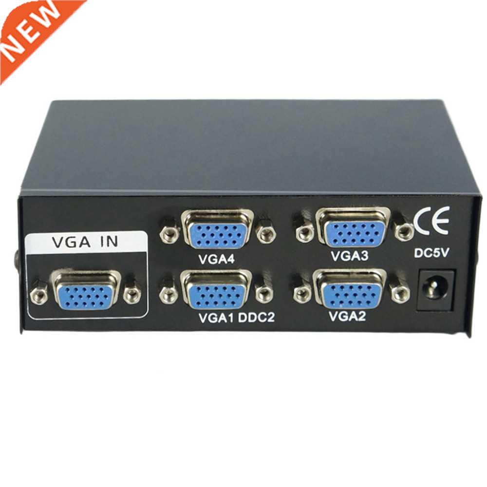 VGA Switch 4 Port VGA SVGA Video Switcher 4*1 HD Signal Ampl
