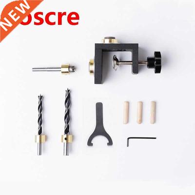 3 in 1 Woodworking Drilling Locator Guide Wood Dowel Hole Dr