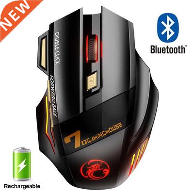 Rechargeable Wireless Mouse Bluetooth Gamer Gaming Mouse Com