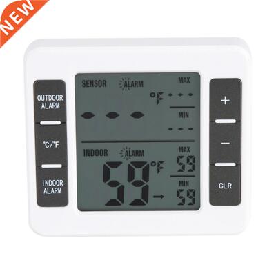 ABS Freezer Thermometer Indoor/Outdoor Temperature Sensor wi