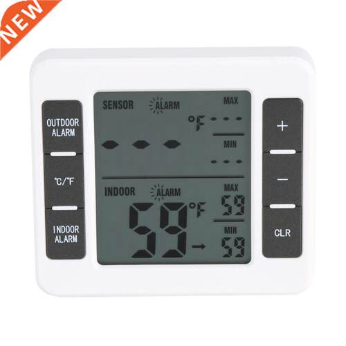 ABS Freezer Thermometer Indoor/Outdoor Temperature Sensor wi