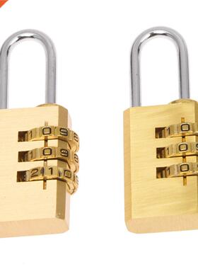 2pcs Combination Padlock Code 3 figures Luggage Suitcase Bag
