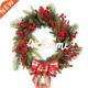 Front Wreath With Door Sign Christmas Wall Welcome For