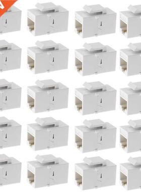 Ethernet Keystone Coupler, 20Pack Cat6 RJ45 Keystone Jack In