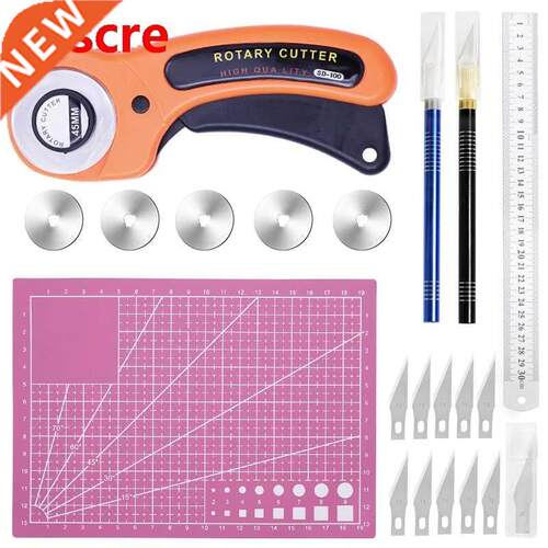 Rotary Cutter Set Engraving Knive Fabric Sewing Cutter Kit