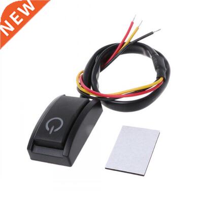 Car Push Button Latching Turn ON OFF Switch DC 12V 200mA 2.4