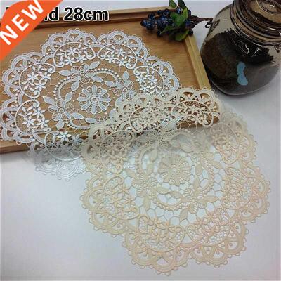 Pastoral Classical Milk Shreds Crochet Exquisite Placemat Be
