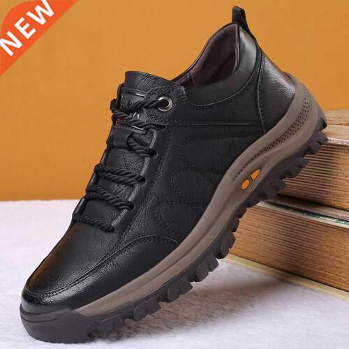 Autumn Casual Men Leather Shoes Quality Men's Casual Sneaker