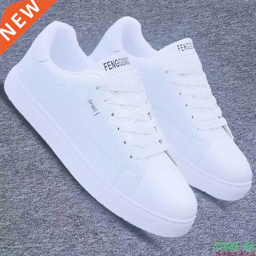 Men Shoes Sneakers 2021 New Summer White Fashion Board White