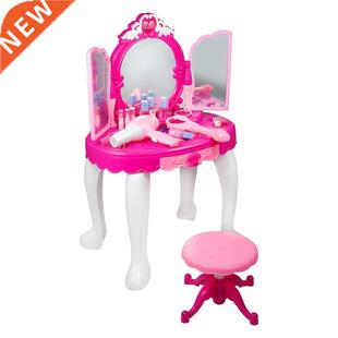 castor wheels Yosoo Princess Dressing Table with Stool, Hai