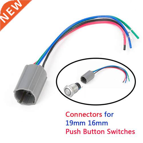 19mm 16mm 22mm Connector For Push Button Llight Switch 5 Pin