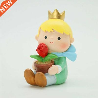 Cartoon Prince Ornaments Funny Decor Prince for Cake