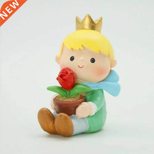 Cartoon Prince Ornaments Funny Decor Prince for Cake