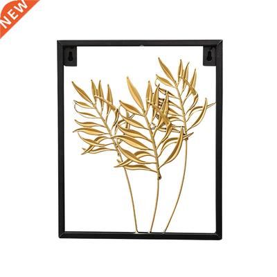 Metal Leaf European Style Craft Hotel Bedroom Gold Gift
