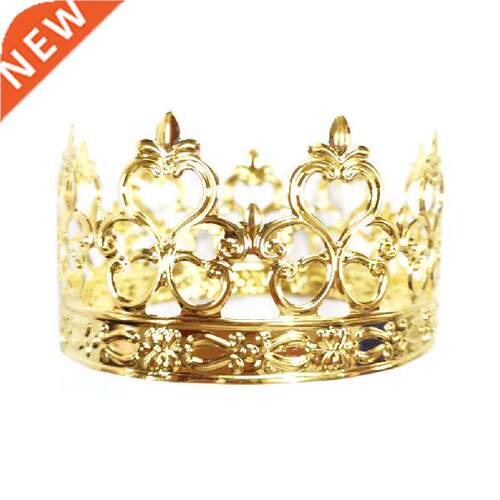 Cake Topper Crown Gold Tiara Princess Pearl Prince Mom