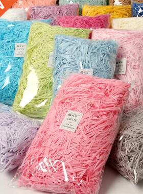 20g/50g Colorful Shredded Crinkle Paper Raffia Candy Boxes D