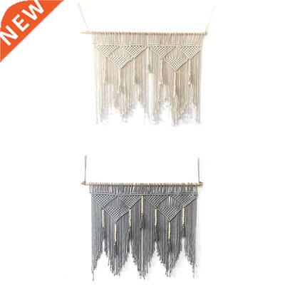 Macrame Wall Hanging Handwoven Bohemian Cotton Rope Boho Tap