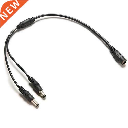 1 Female to 2 Male DC 12V Power Supply Plug Connector Cable