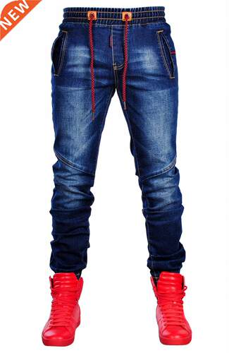 High Quality Men's Clothing Men's Solid Color Jogging Jeans