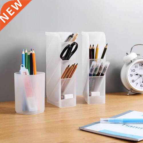 1Pcs Multifunctional Desktop Oblique Insert Storage Box Simp