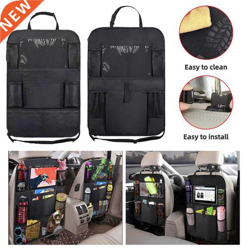 C Backseat Organizer with Touch Screen Tablet Holder Auto